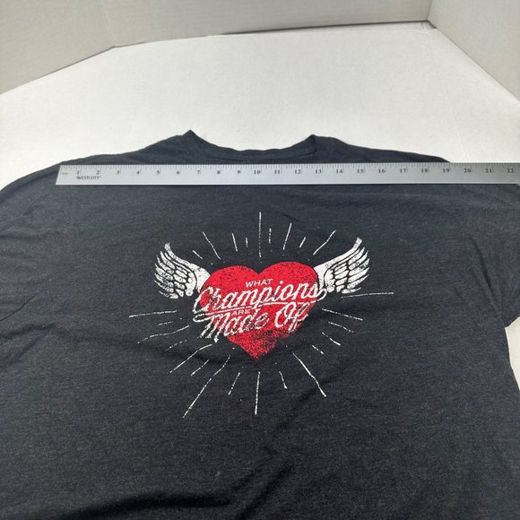 Focused Apparel Men's Size Large What Champions Are Made Of Tee Shirt Preowned - Picture 8 of 11